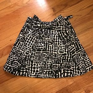 Marc by Marc Jacobs black and white print skirt