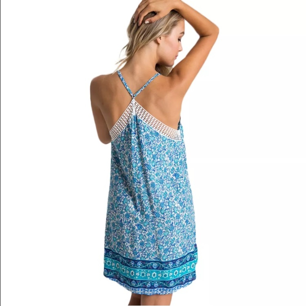 Cotton Tassel Sleeveless Boho Beach Dress/Coverup - Picture 3 of 4