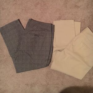 2 pairs of Loft dress pants
