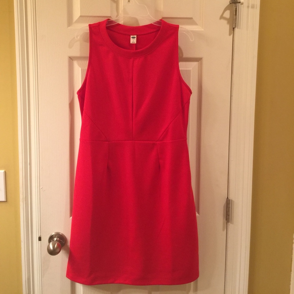 Women's red Old Navy sleeveless dress size L