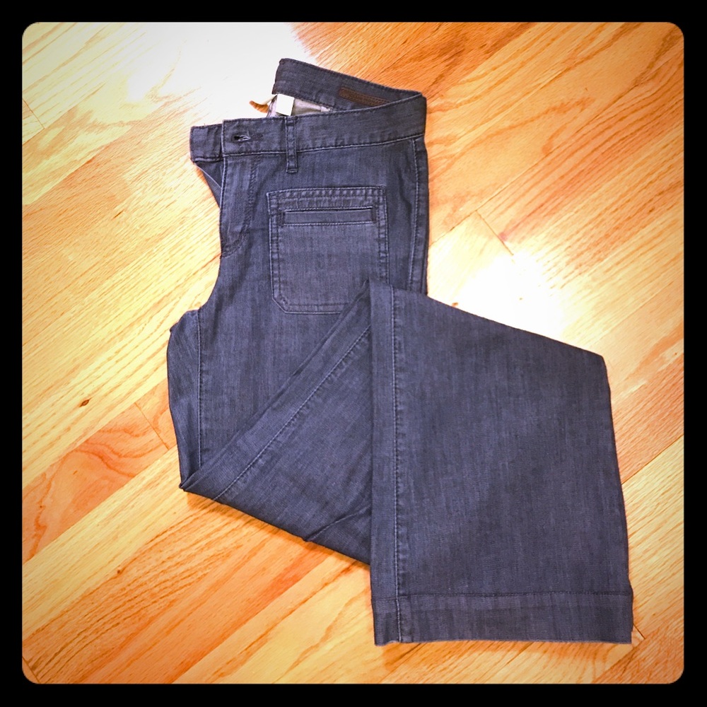 Club Monaco wide leg denim