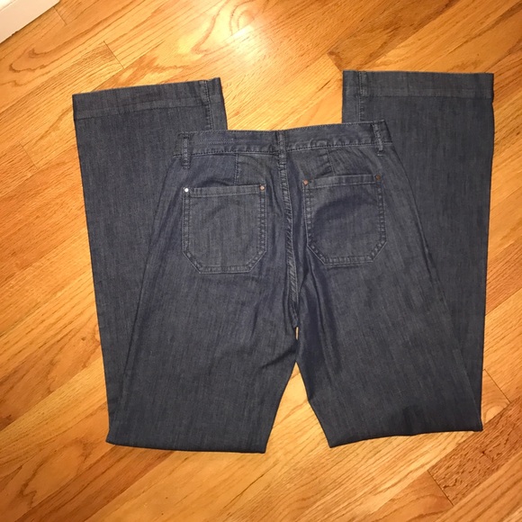 Club Monaco wide leg denim - Picture 2 of 3