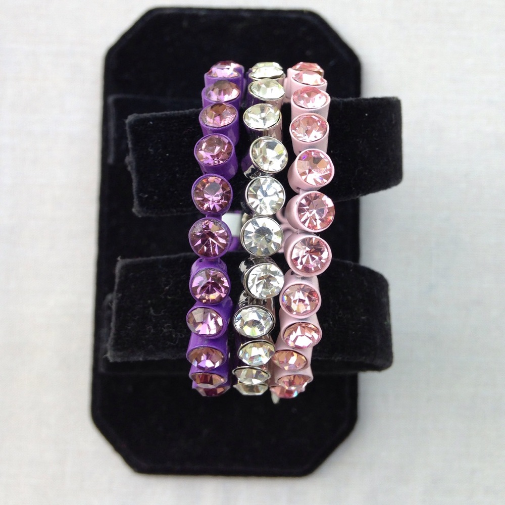 Little girls Rhinestone bracelets