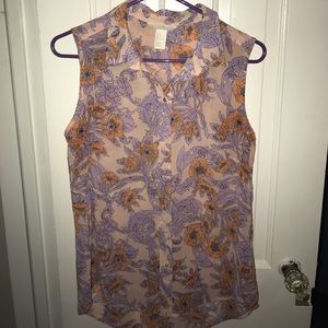 H&M Sheer Blouse H&M Sheer Blouse