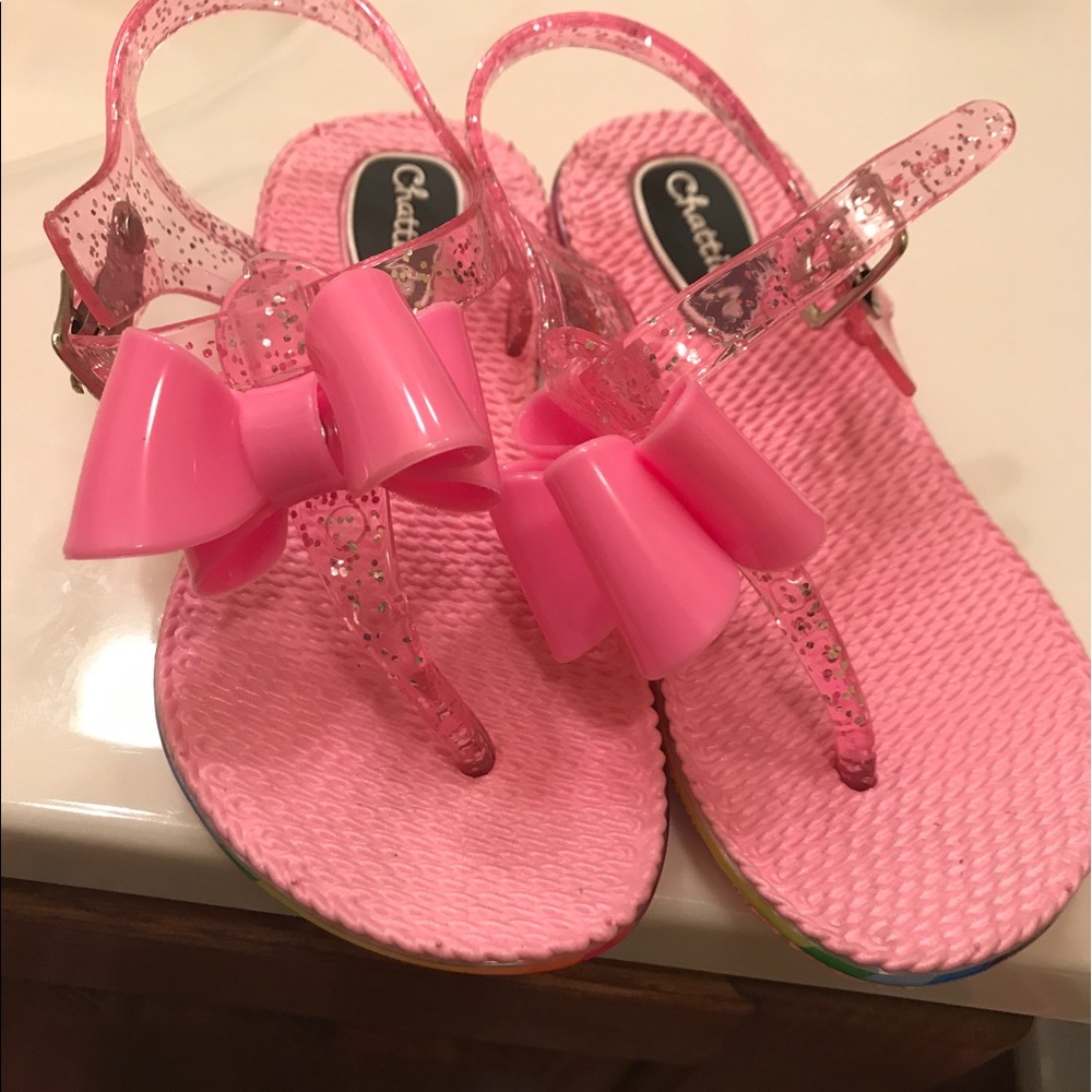 Pink sandals