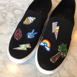 Madden Girl Slip On Sneakers Sz 9