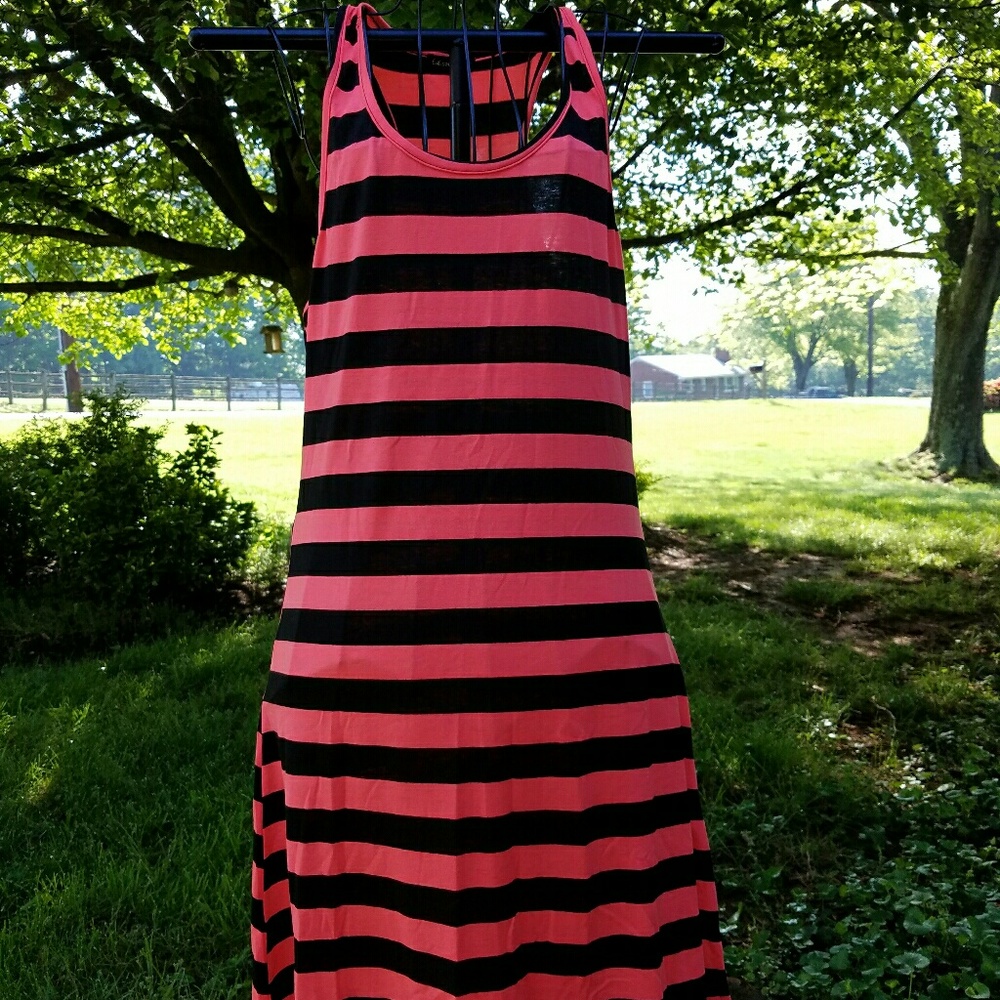 High-low maxi dress