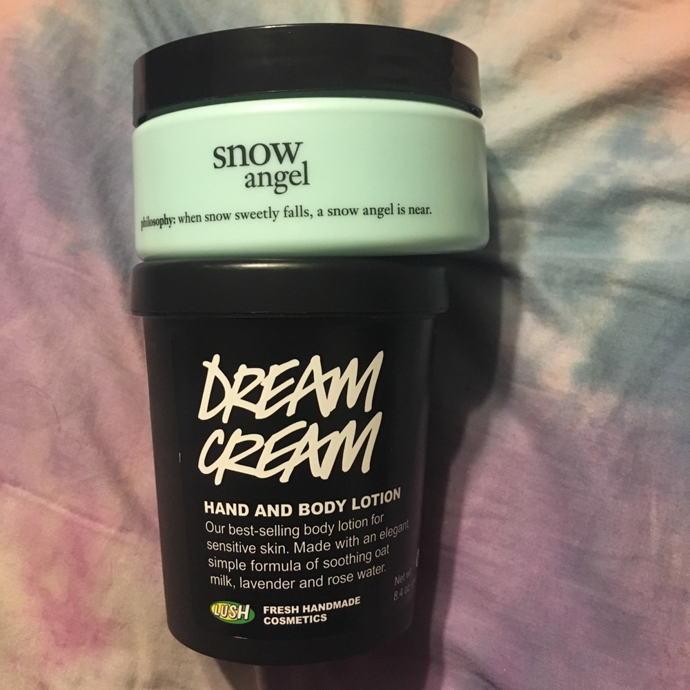 Lotions from Lush and Philosophy