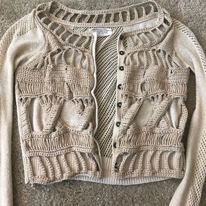 All Saints Hand Crocheted Cardigan in US 8