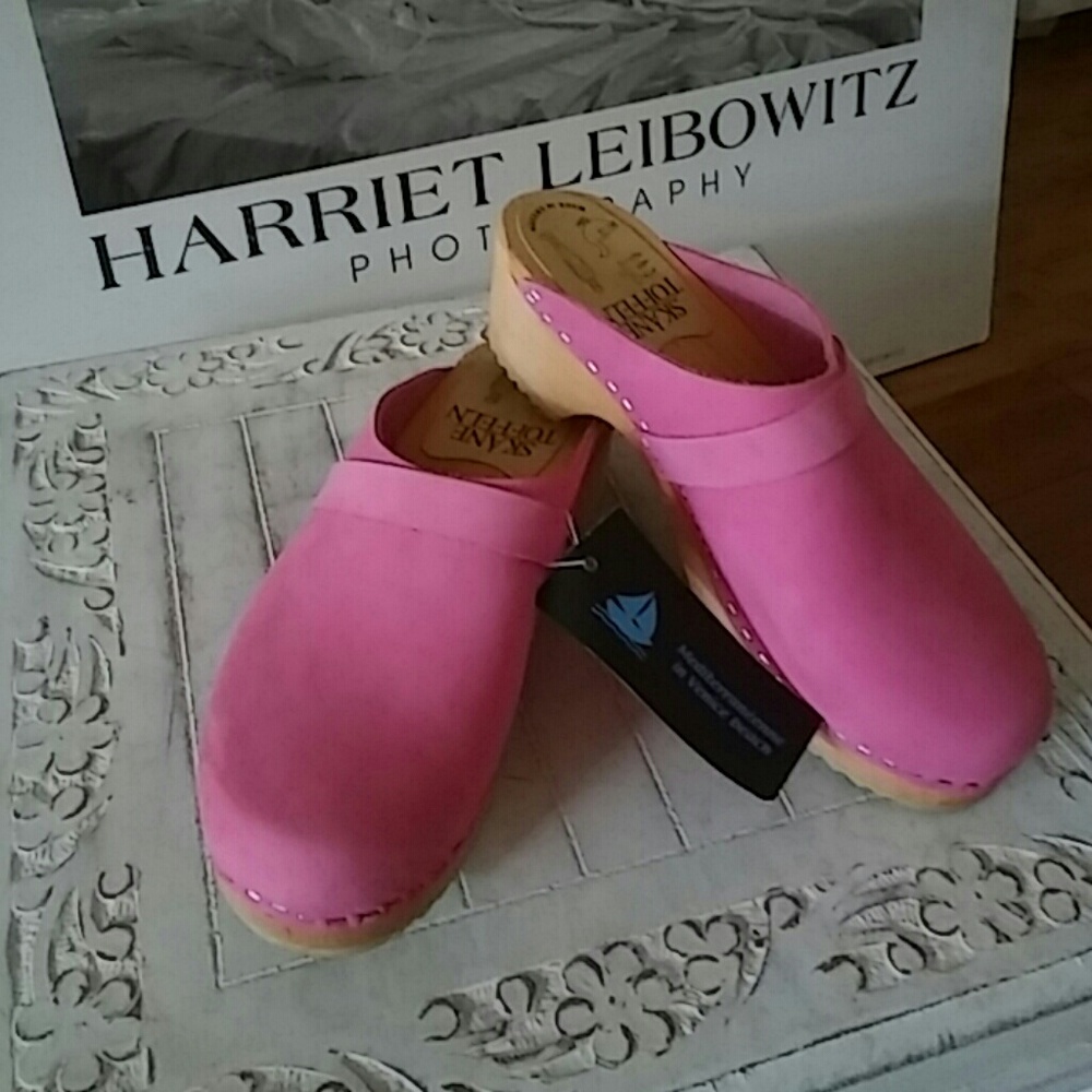 Cute pink clogs. New with tag. Euro size 38