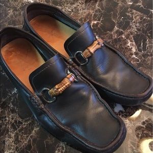 Men's black Gucci loafers