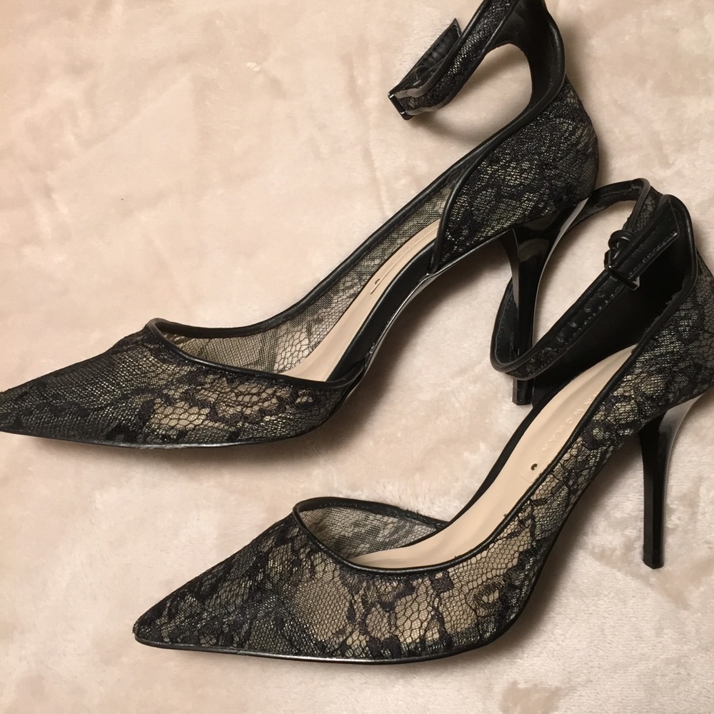 Zara black laced heels * DO NOT PURCHASE*