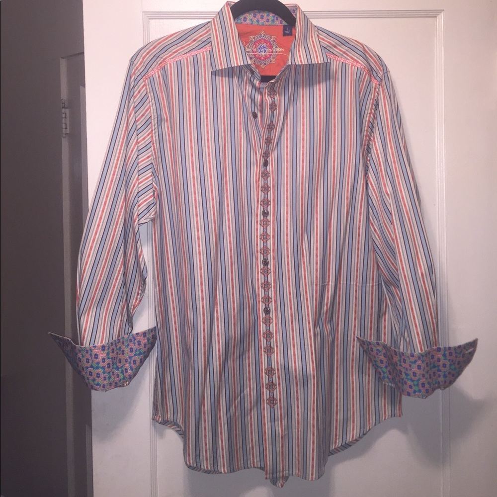 Beautiful striped Robert Graham. L