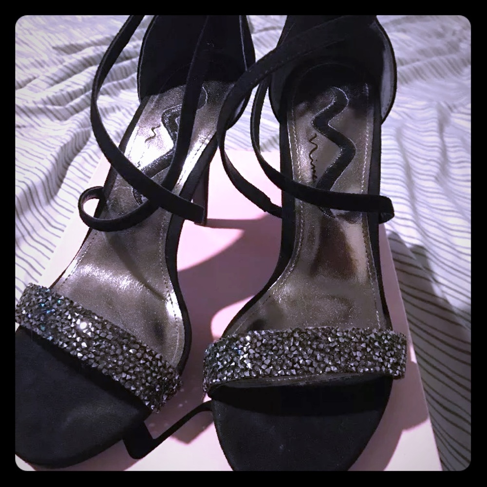 Women's Black Nina Heels