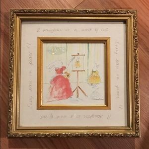 Bunny art frame