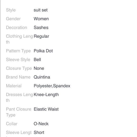 Cute Dot Crop Tops And Skirt Two Piece - Picture 5 of 5