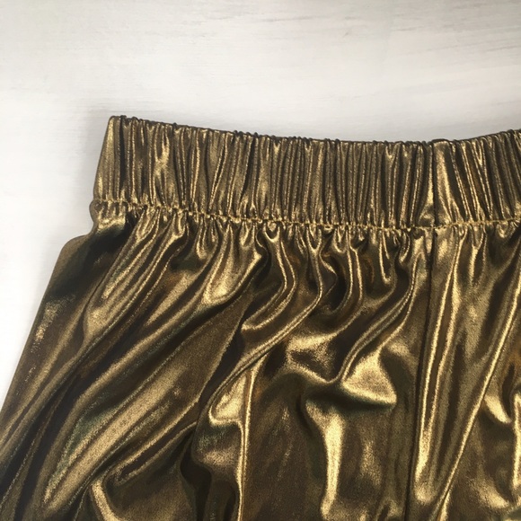 American Apparel Pants - Gold Glitz n' Glam High-Waisted Palazzos American Apparel Pants - Gold Glitz n' Glam High-Waisted Palazzos