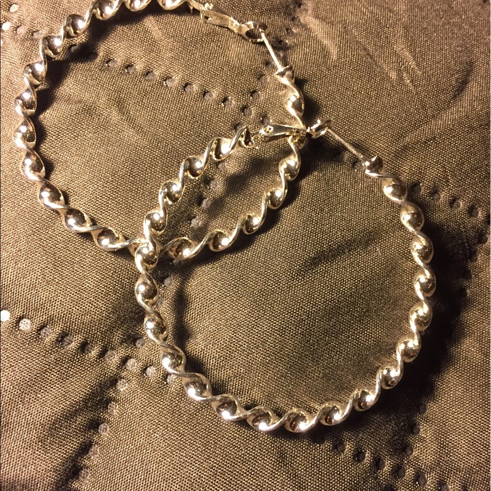 Silver plated earrings