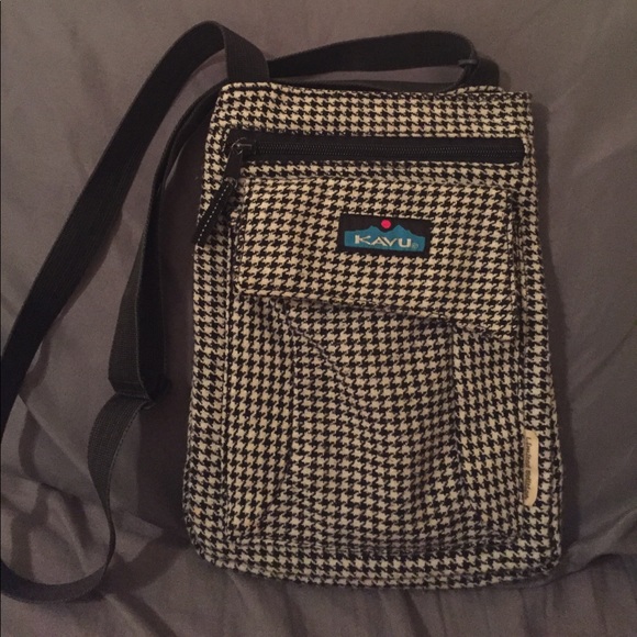 leather kavu bag