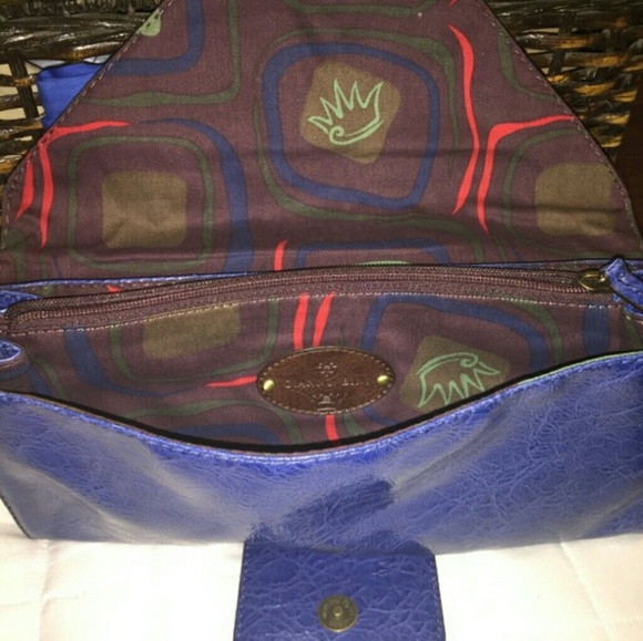 Gianni Bini Blue Clutch Bag - Picture 2 of 3