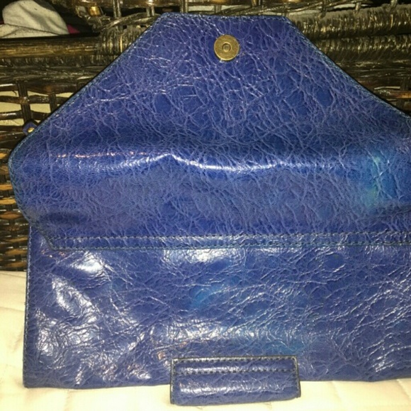 Gianni Bini Blue Clutch Bag - Picture 3 of 3