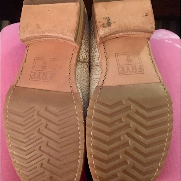 Frye distressed white boots - Picture 4 of 4