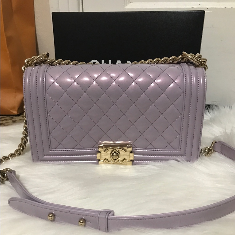s2016 Old medium boy bag Irridescent