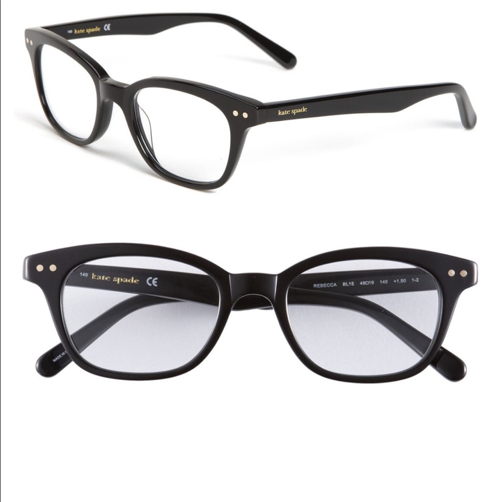 Kate Spade ♠️Rebecca in black Eyeglasses like new!