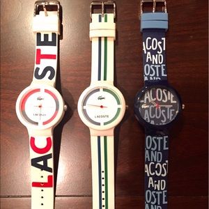 Lacoste Rubber Watches