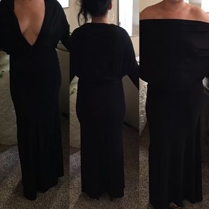 Long black dress