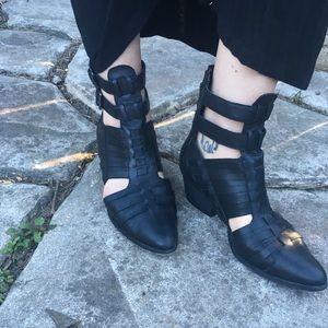 Chinese Laundry caged booties