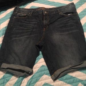 Denim Bermuda shorts