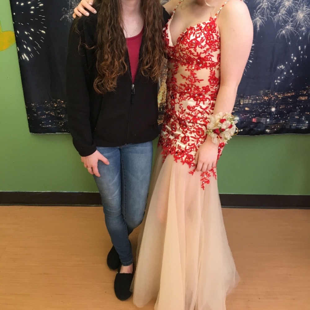 Red prom dress