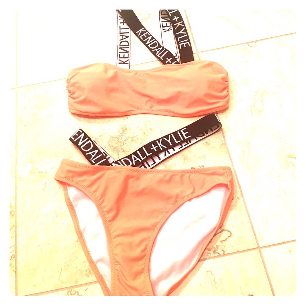 Kendall + Kylie Bandeau Sporty Bikini