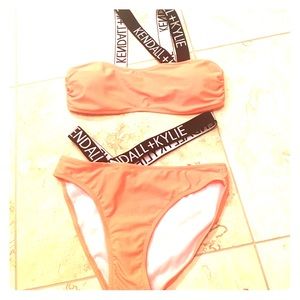 Kendall + Kylie Bandeau Sporty Bikini