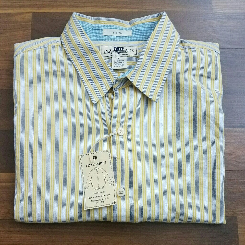 Club Room Fitted Casual Short Sleeve FLASH SALE!!