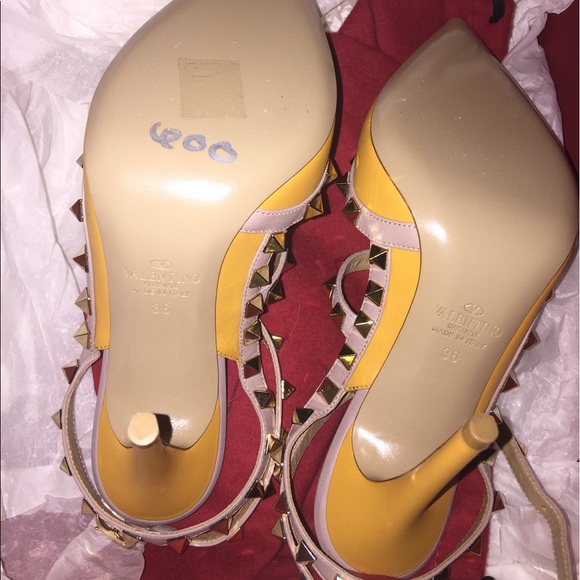 Valentino yellow heels - Picture 4 of 7