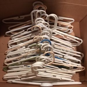 36 plastic hangers