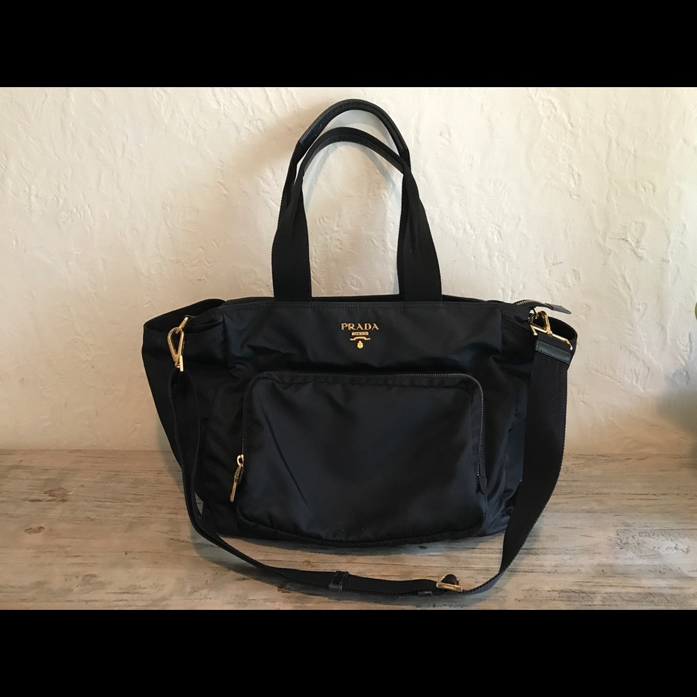 Amazing genuine Prada diaper bag! For a chic mama!