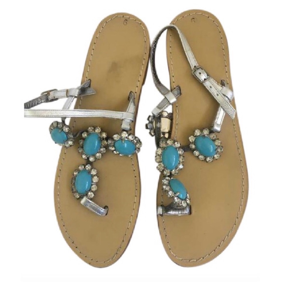 Capri Turquoise Sandals