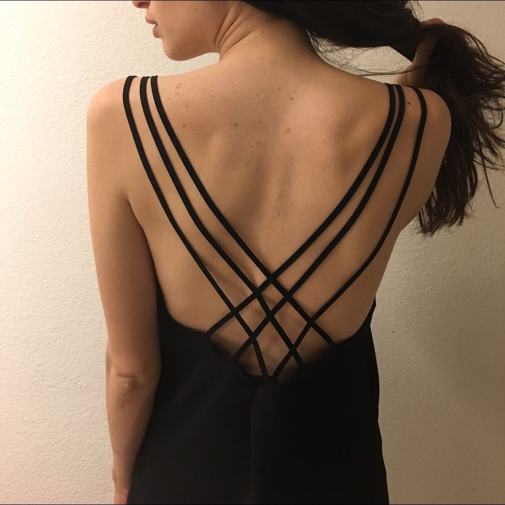 Black Strappy Tank