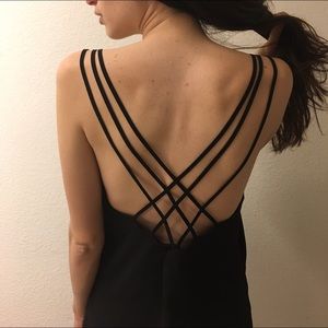 Black Strappy Tank