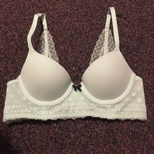 Aerie Bridget fairy tale lace push-up bra 30a