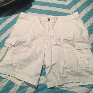 White Bermuda shorts