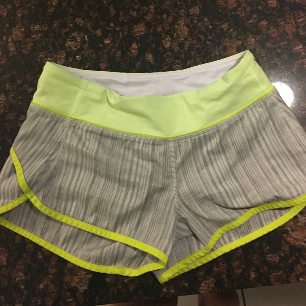 Lululemon Gray Speed Shorts