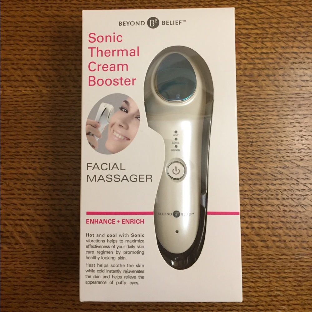 Facial cream heater/cooler/massager NWT