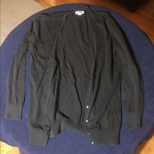 Black size M old navy button up cardigan