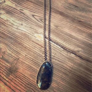 Stella & Dot Jade Stone Necklace