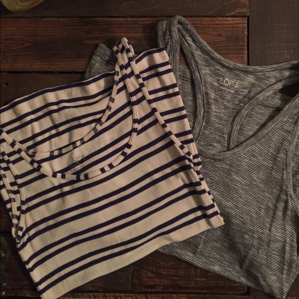 Listing for @seahorse00 - two Loft tank tops