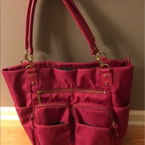 Pink Olivia + Joy tote bag